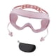 thumbnail image 5 of Gafas de natación para adultos, anchas, de silicona, portátiles, para deportes acuáticos. rosa, 5 of 9