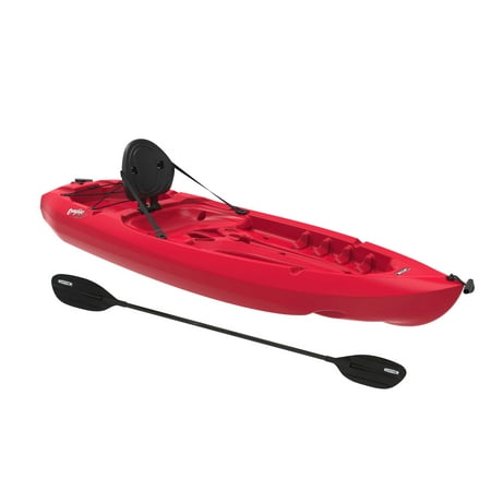 Lifetime Daylite 80 Sit-On-Top Kayak (Paddle Included), Red, (Best Fishing Kayak On The Market)