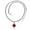B, variant on Carnelian Crystal Necklace With Carnelian Stone Ball Point - Carnelian Pendant