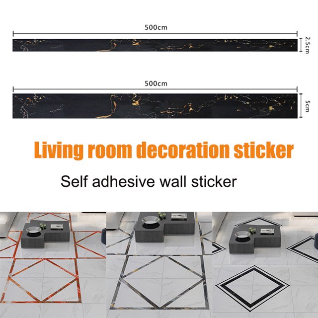 CAROOTU Self Adhesive Wall Seam Line Sticker Waterproof Floor Crevice Line Sticker Decoration Tape
