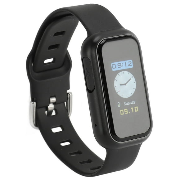 Voice Recorder Watch, Bracelet Recording Device with HD DSP Noise Reduction, MP3 Player, USB Rechargeable, for Lectures Meetings Interviews