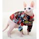 thumbnail image 3 of Camisas de algodón de verano transpirables para gatos sin pelo, ropa para mascotas con collar dorado, camisetas amarillas para gatitos con mangas, ropa para gatos y perros pequeños Namotu CZCW-ZC448-4, 3 of 6
