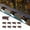 Brown White Light, variant on YOPTOP 16 Pack Fence Post Solar Lights For Patio Pool Stairs Step And Weatherproof LED Deck Lights Solar Powered Lights,Brown White Light,16pcs