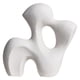thumbnail image 2 of 2 piezas modernas estatuas de para de Centerpeice, escultura de estatua de cerámica irregular abstracto para decoración BLESIY escultura abstracta, 2 of 7