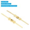 thumbnail image 4 of Uxcell 40mm/1.6" Length Chandelier Connector Clip Chandelier Bowtie Pin Golden 200 Pack, 4 of 6