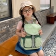 thumbnail image 5 of CUZIBR Girls Backpack For Campus Daily Commute Sports Travel Casual Vintage Color Block Daypack Unisex Students Adjustable Mesh Padded Shoulder Straps School Rucksack, 5 of 5