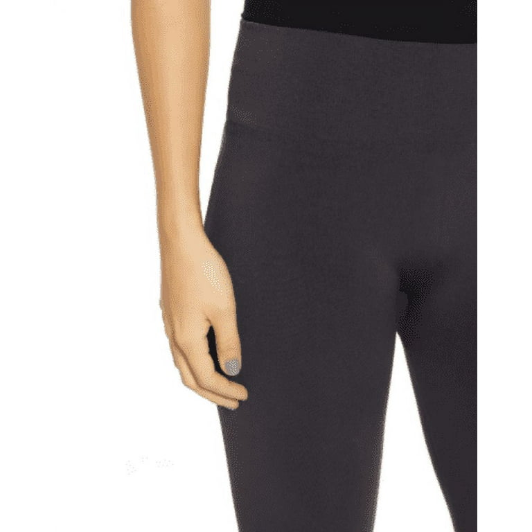 グランドセール Brushed Women's HUE Seamless S Solid, (Cobblestone Leggings 服＆ファッション小物