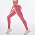 thumbnail image 6 of Anti Cellulite Leggings for Women Full Length Buttery Soft Yoga Pants Tummy Control Compression Pants Fitness Sport Pants 3D Anti Cellulite Leggings for Women 3D Gym Leggings for Women Pink M, 6 of 7