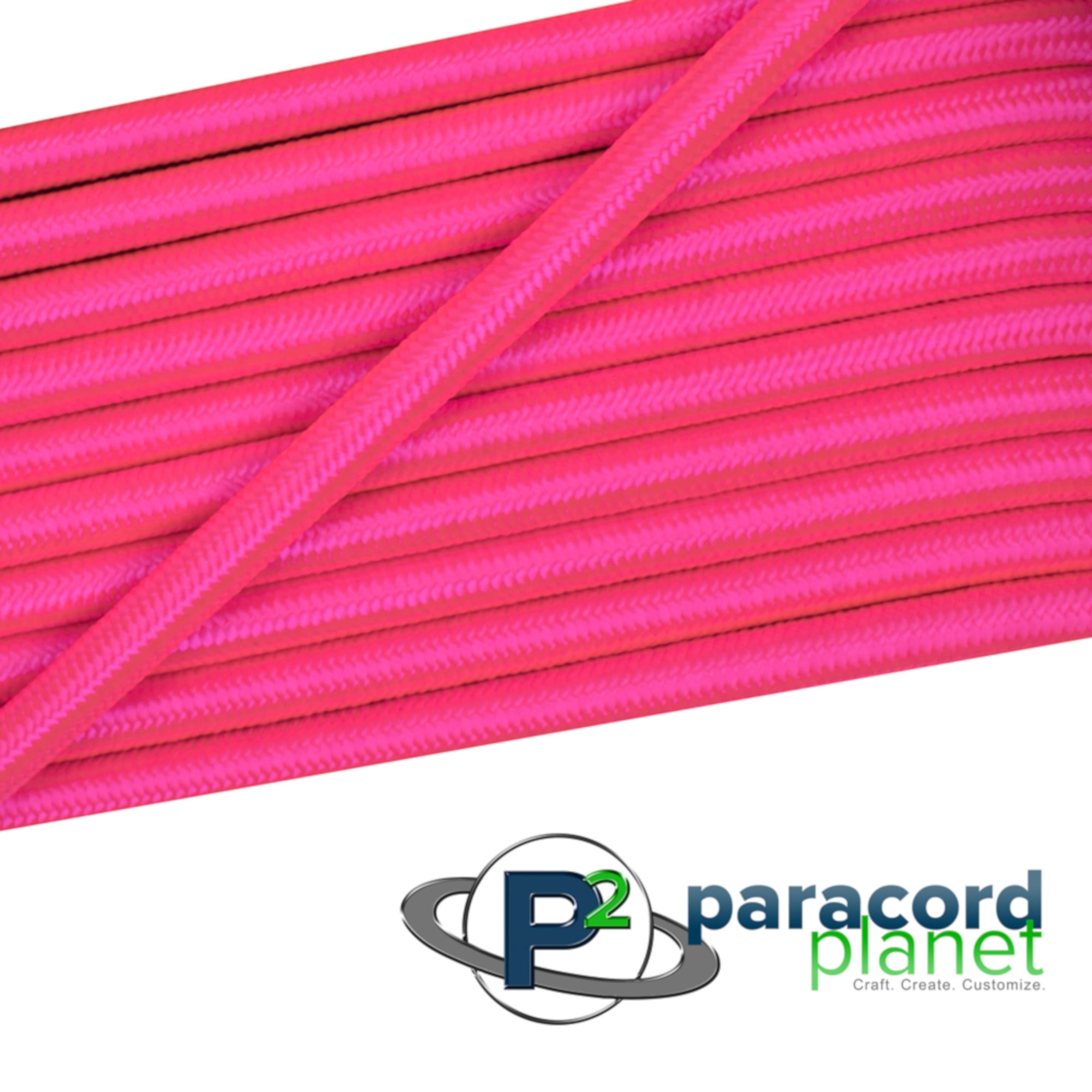 Paracord Planet 1/4 Inch Elastic Bungee Shock Cord - 10, 25, 50, 100 and 1000 Foot Lengths - Various Colors