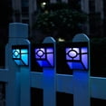 thumbnail image 2 of 8 Pcs Solar Wall Lights Outdoor,Warm/Color Changing,2 Modes Solar Led Waterproof Lighting for Deck, Fence, Patio, Front Door, Stair, Landscape, 2 of 8