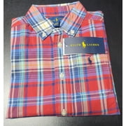 Polo Ralph Lauren RED MULTI Boy's Checks Shirt, US 5