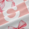 thumbnail image 5 of Erosebridal Girls Pink Bows Curtains Pack of 2 (42x84 Each),Classic Checkered Pattern Letter S Print Curtains Blackout For Kids, 5 of 7