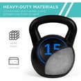 thumbnail image 4 of Juego de pesas rusas Best Choice Products con estante de almacenamiento de 5 kg, 10 kg y 15 kg, 4 of 7