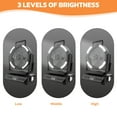 thumbnail image 4 of HOMEYA Camping Fan with Led Light,20000mAH Rechargeable Battery Powered Outdoor Tent Fans,Remote Control Timer Portable Fan Desk Fan, 4 of 9