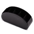 thumbnail image 1 of Soporte para control remoto Caja de almacenamiento con 5 compartimentos Organizador de escritorio Soporte para control remoto para controles remotos, suministros de oficina, pinceles de maquillaje (negro) ER, 1 of 3