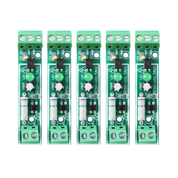 5PCS 220V Optocoupler Isolation Module Voltage Detect Board Adaptive 3