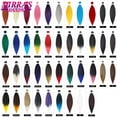 thumbnail image 4 of Mirra's Mirror-extensiones de cabello trenzado Ombre, trenzas sintéticas fáciles, Morado, marrón, rojo, Afro Jumbo, 20 "/26", 4 of 4