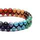 thumbnail image 5 of Pulsera de cuentas de chakras, pulsera de cristal curativo de los 7 chakras, pulsera de cuentas de piedra para yoga, pulsera de meditación, relajación y ansiedad, 5 of 5
