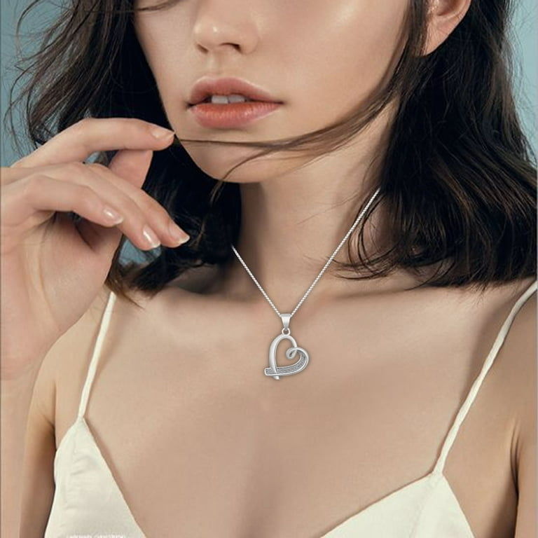 Love Clavicle Summer Aimple-Pendant Accessories Hollow Chain