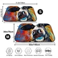 thumbnail image 7 of Lsque Cow Car Windshield Sun Shade | Accordion Folding Style Auto Shade for Car Truck SUV Van | Blocks UV Rays Sun Visor Protector | Medium, 7 of 7