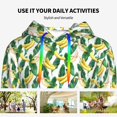 thumbnail image 4 of Honeii Banana Tree Leaves Pattern Womens Oversized Hoodies Long Sleeve Sweatshirts Pullover Fall Outfits with Pocket-Large, 4 of 7