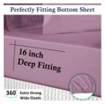 1250 Thread Count Cotton Fitted Sheets Triblend 16" Deep Pocket Full