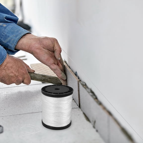 LOLIPPYY White Nylon String Line for Gardening, Construction, and Outdoor Projects