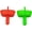 Red,Green, variant on 2 count Popsicle Holders, Ice Pop Sleeves with in Straw, No Drip Popcical Holder (Grey Blue)