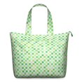 thumbnail image 1 of Farmhouse Plaid Weekender Bag Rustic Plaid Travel Tote with Vintage Checkered Design Finish, Geometric Pattern for Weekend Use, 1 of 5