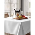 thumbnail image 6 of Pure White Table Cloth, Simple Solid Color Waterproof Tablecloth for Rectangle Tables, Reusable Washable Fabric Table Cover for Restaurant Kitchen Dining Tables 52"x70", 6 of 6