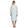 thumbnail image 4 of Casual Nights Women's Flannel Floral Long Sleeve Nightgown, 4 of 5