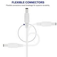 thumbnail image 2 of Anlink Power Extension Cable,DC 12V Power Adapter Extension Cord, 10M 33ft 2.1mm x 5.5mm, Compatible with 12V DC, 2 of 5