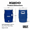 thumbnail image 4 of Igloo 5 Gallon Heavy Duty Beverage Cooler, Blue, 4 of 9
