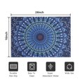 thumbnail image 5 of Bohemian Retro Floral Non-Slip Entryway Door Mat,Boho Indoor Decor Durable Low Plush Door Mat,Washable Welcome Rug for Patio Hallway Home Decor 16x24 Inches, 5 of 7