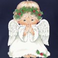 thumbnail image 3 of CafePress - Christmas Cute Baby Angel Praying Long Sleeve T Sh - Womens Hooded Shirt, 3 of 3