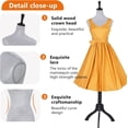 thumbnail image 4 of YRLLENSDAN 59-67 Inch Mannequin Body Dress Mannequin with Stand Height Adjustable Sewing Mannequin Female Mannequin Full Body Dress Forms Dress Form Mannequin for Sewing Mannequin Torso Female, Grey, 4 of 7