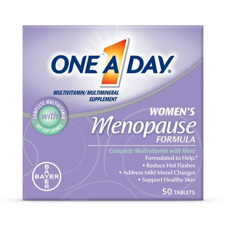 One A Day Women's Menopause Formula Multivitamin Tablets, 50 Count