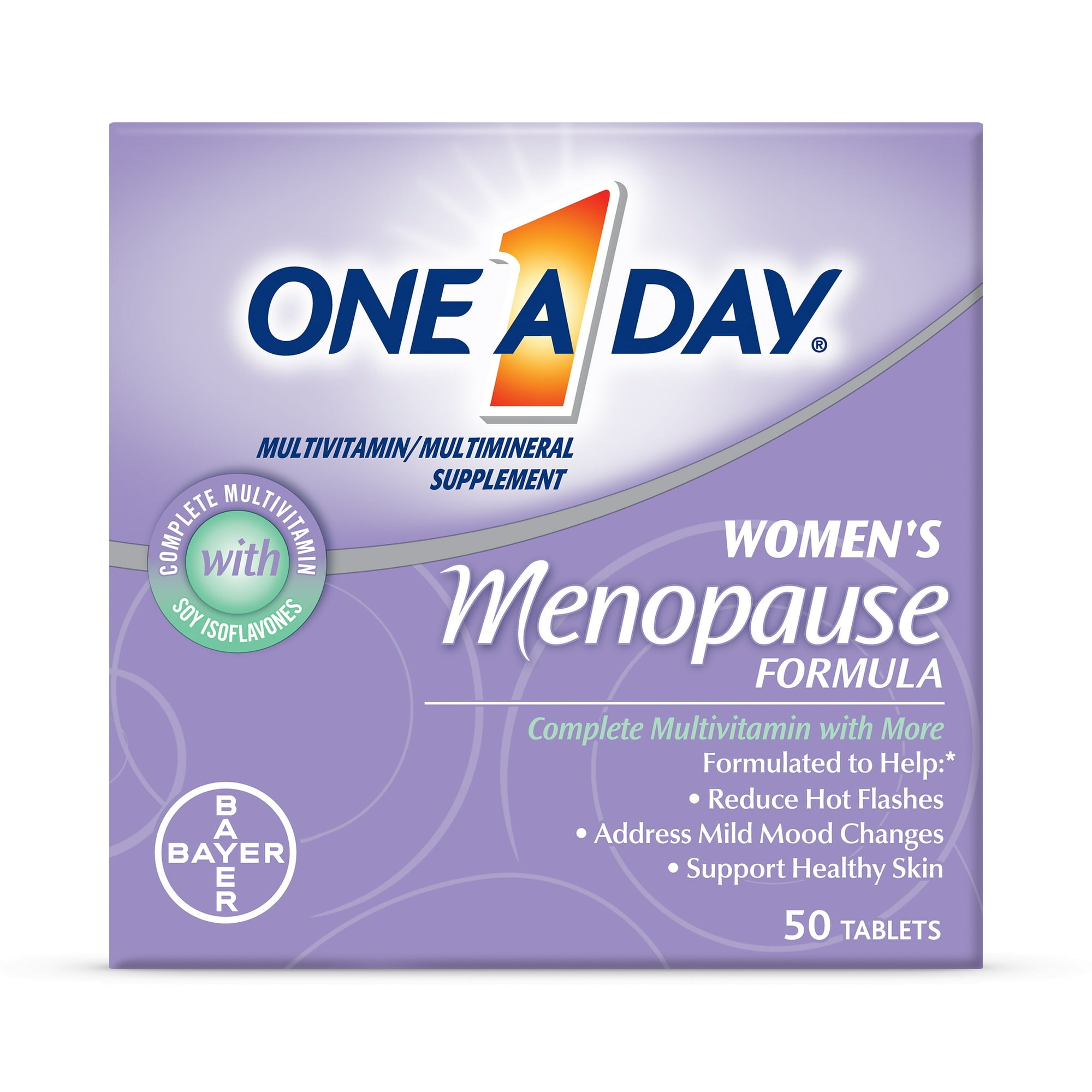One A Day Women's Menopause Formula Multivitamin Tablets, 50 Count