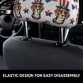 thumbnail image 6 of Headrest Covers for Cars Accessories Interior for Women Men 2Pcs - USA Flag balloon dog Head Rest Cover for Car Decorations, Car Headrest Cover for Car Decor Interior, 6 of 8