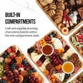 thumbnail image 5 of Tabla de Quesos de Madera, Bandeja para Aperitivos, Caja de Picnic con Rejilla, Caja Bento de Frutas, Ideal para Viajes Al Aire Libre, Camping y Vacaciones., 5 of 5