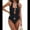 Picture2, variant on Women'S High Waist Wide Shoulder Strap One Piece Swimsuit Set Picture2 L