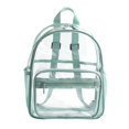 thumbnail image 1 of Clear Backpack for Women Girls Transparent Backpacks See Through Plastic Bookbags (Green), 1 of 7