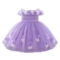 thumbnail image 2 of Delliss Girls Birthday Party Tulle Dress Baby Princess Dress 6M-3T Summer Princess Tutu Dress Party Photoshoot Tulle Dresses, 2 of 9