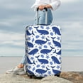 thumbnail image 5 of Cauagu Whale Print Travel Luggage Cover,Travel Dust-proof Suitcase Cover Softside Suitcase Protector for 18-32inch,Not Included Suitcase, 5 of 8