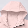 thumbnail image 4 of LYSMORA Mens Waterproof Hooded Rain Jacket Adjustable Cuff Hem Multi Zipper Pockets Lightweight Hiking Outdoor Windbreaker Coat, 4 of 8