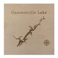 thumbnail image 1 of Guntersville Lake Map 12x12" Birch Wood Wall Art Office Decor Gift Engraved Alabama, 1 of 3