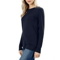 thumbnail image 5 of Womens Cotton Long Sleeve Crew Neck Shirt, 5 of 7
