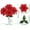 🔥 Red_New#209, variant on Artificial Poinsettia Christmas Flower Ornament | Lifelike Silk Festive Decoration | Holiday Centerpiece | DIY Garland & Wreath | Home Table Vase Décor | Single Stem Red