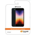 Boost Mobile iPhone SE3, 64 gb, Black Prepaid Smartphone
