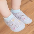 thumbnail image 5 of Sock Shoes Non- Baby Grip Socks Walking Shoes Breathable Lightwewight Soft Sole Rubber Cotton Baby Girl Shoes for Boys 6-12 Months, 5 of 5